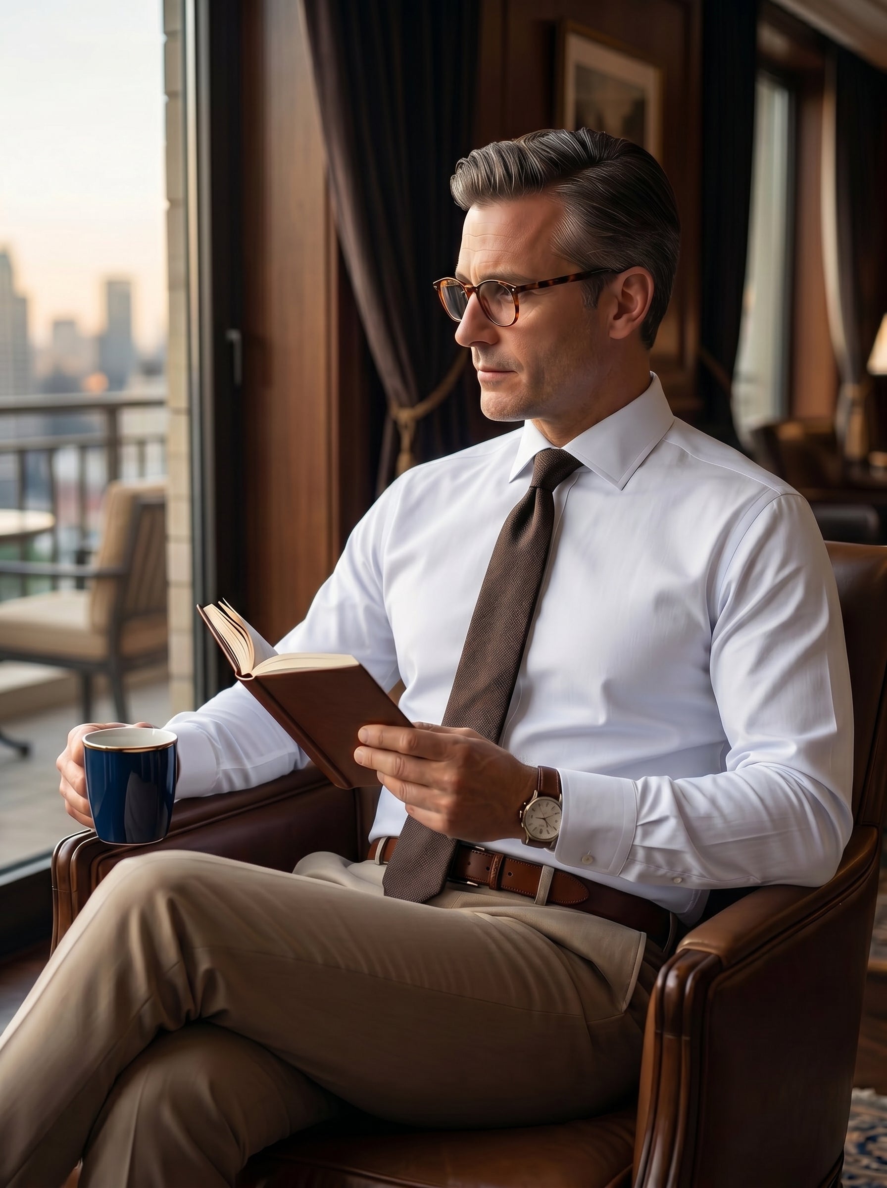 White Formal Shirt For Men